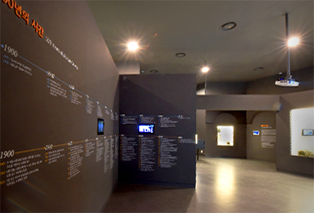 The entrance of section 3, 100 Years of Korean movies. 